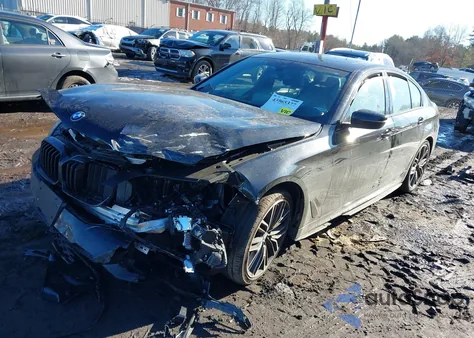 2022 BMW 530 I z USA, uszkodzony, nr VIN WBA53BH06NWX59167